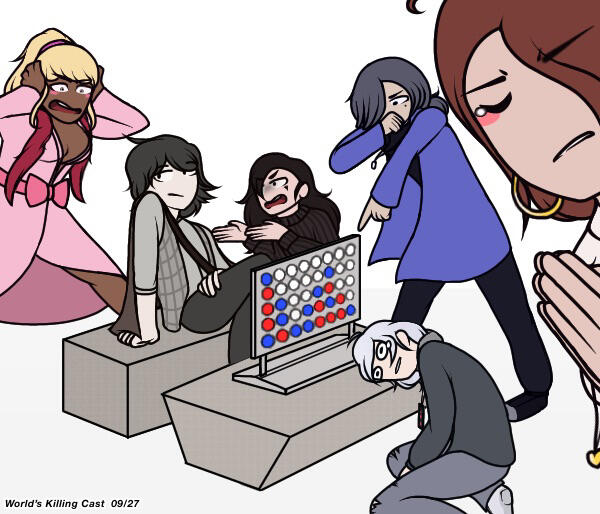 Art of Taulla, Ryuka, Orochi, Saburo, Michio, and Morishiro. Digital w/ base. (DR: Worlds Killing cast)