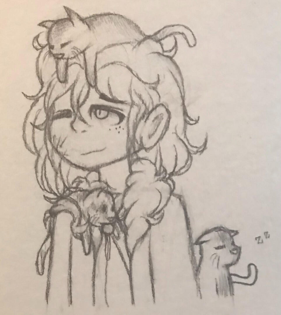 Art of Muzayu. Pencil.