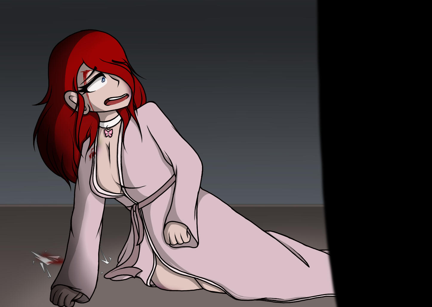 Angsty art of Amayu's backstory. Digital.